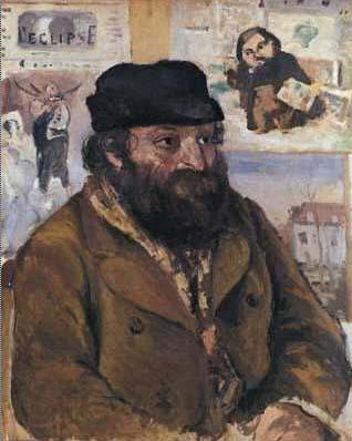 Camille Pissarro Portrait Paul Cezanne